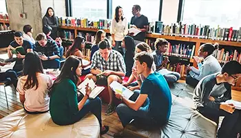 Groupe d'étudiant en prépa scientifique