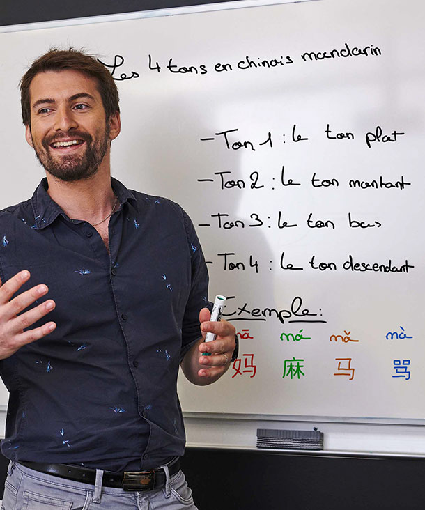Portrait d'un professeur de chinois Acadomia