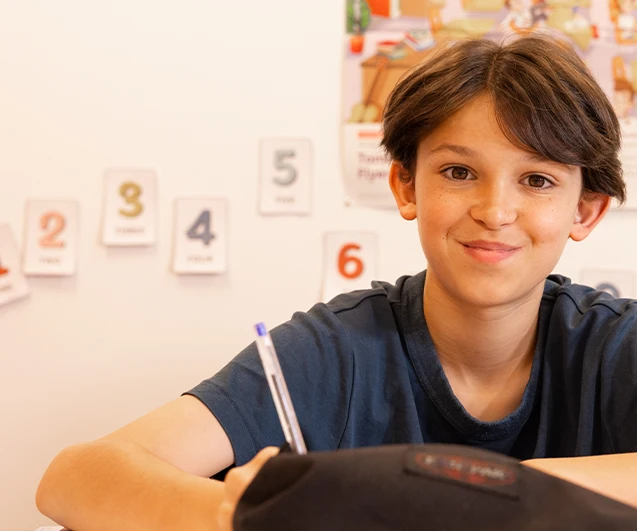 Portrait d'un collégien en cours Acadomia - photo tous droits réservés