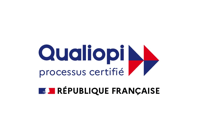Logo Qualiopi processus certifié par la République Française pour la catégorie actions de formation
