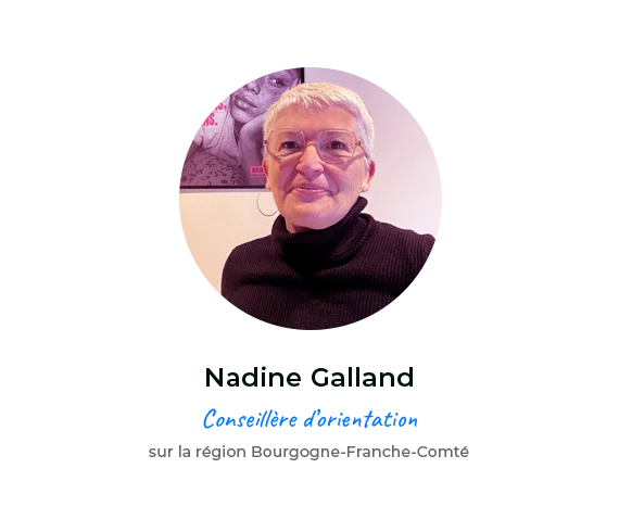 Portrait de Nadine Galland, conseillère d'orientation Acadomia