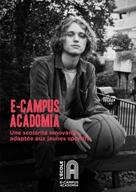 Couverture de la brochure E-campus Acadomia