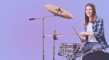Joueuse de rock