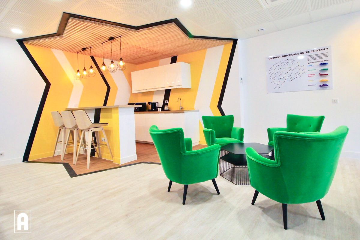 Salle dans le centre Acadomia de Clichy