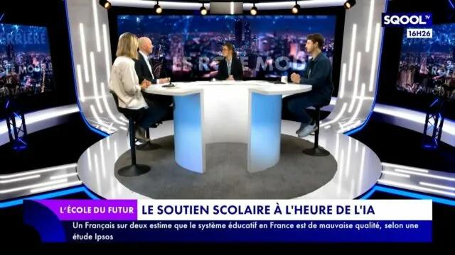 Emission sqooltv sur l'école du futur, paru le 9 septembre 2024