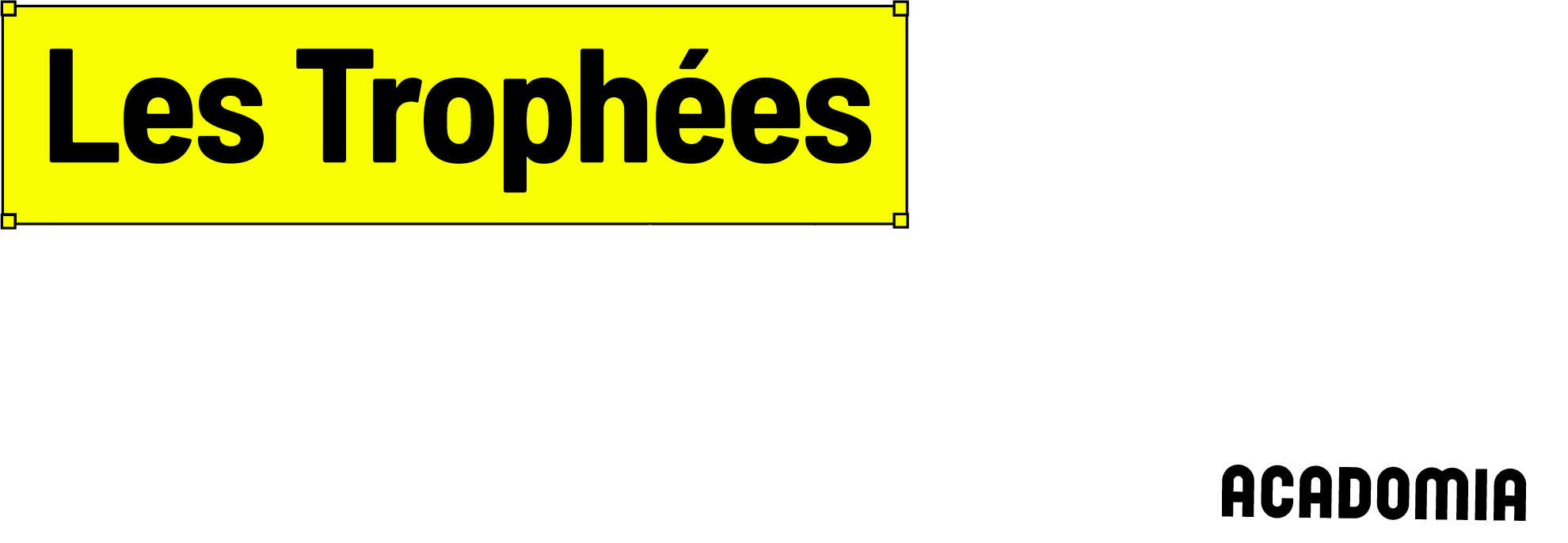 Logo des Trophées des Passionnés Acadomia