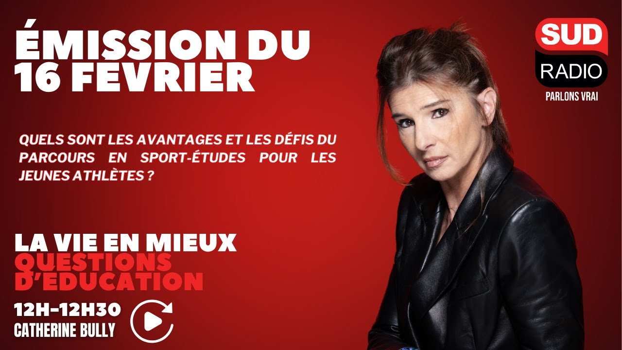 Emission sud radio du 16 février 2025, sur le parcours sport-études des jeunes athlètes
