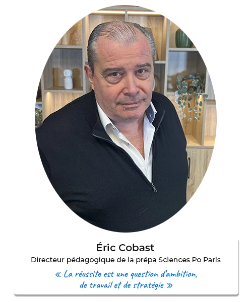 Portrait d'Eric Cobast, Directeur pédagogique de la prépa Sciences Po Paris : « La réussite est une question d’ambition, de travail et de stratégie »