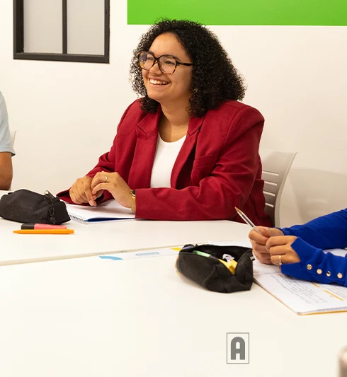 Lycéenne en cours Acadomia - photo tous droits réservés