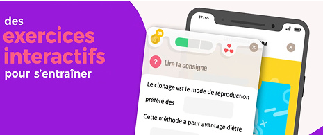 Avantage client Acadomia - illustration des E-cahiers d’apprentissage 