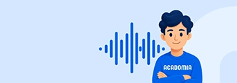 Visuel représentant le format Podcast Acadomia - visuel tous droits réservés