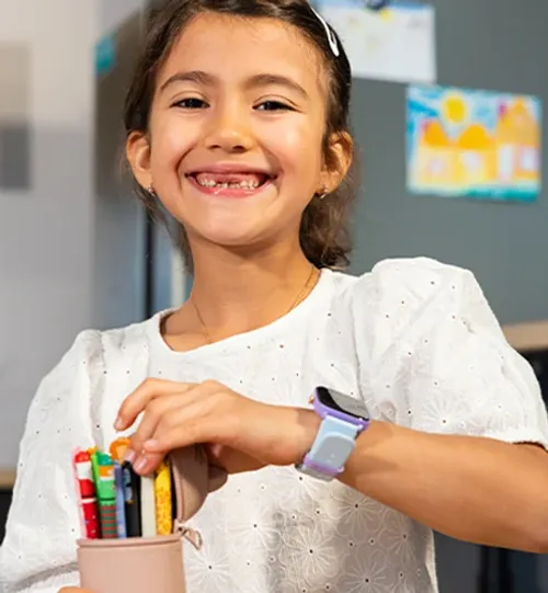 Portrait d'une élève de CP Acadomia