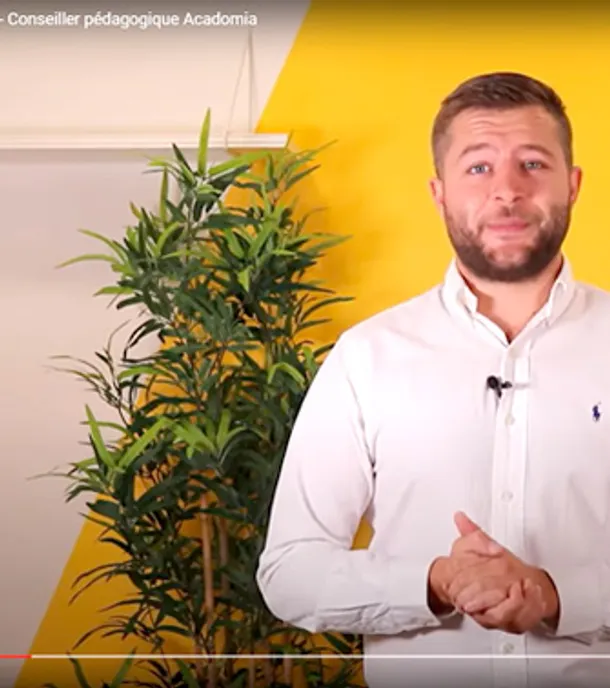Miniature video presentation du métier de conseiller pédagogique acadomia