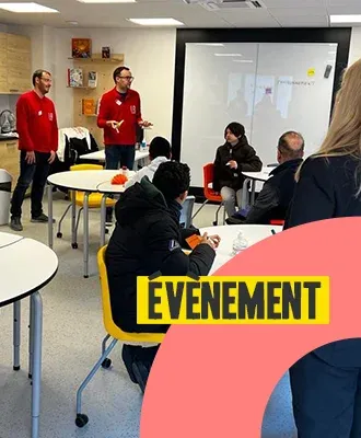 Salle de classe de l'école A, le collège lycée Acadomia