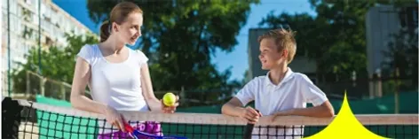 Coach avec un élève en sport