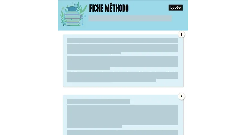 Exemple de fiche méthodologique
