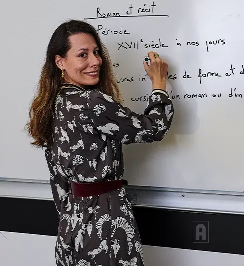 Cours de français avec une enseignante Acadomia - photo tous droits réservés