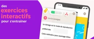 Avantage client Acadomia - illustration des E-cahiers d’apprentissage 