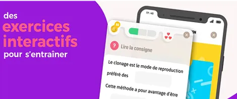 Avantage client Acadomia - illustration des E-cahiers d’apprentissage 