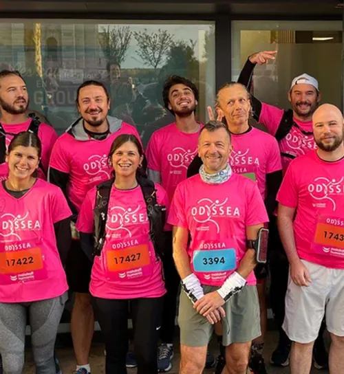 Collaborateurs Acadomia participant à la course Odysséa - photo tous droits réservés