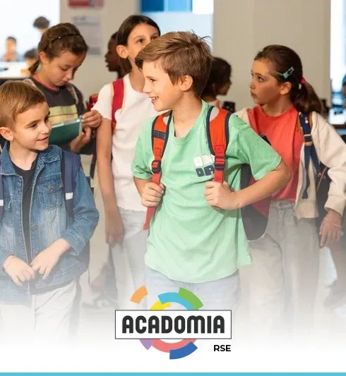 Elèves accompagnés par Acadomia - logo RSE - photo tous droits réservés